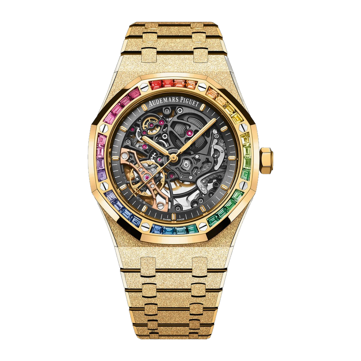Audemars Piguet Royal Oak Frosted Gold Double Balance Wheel Openworked