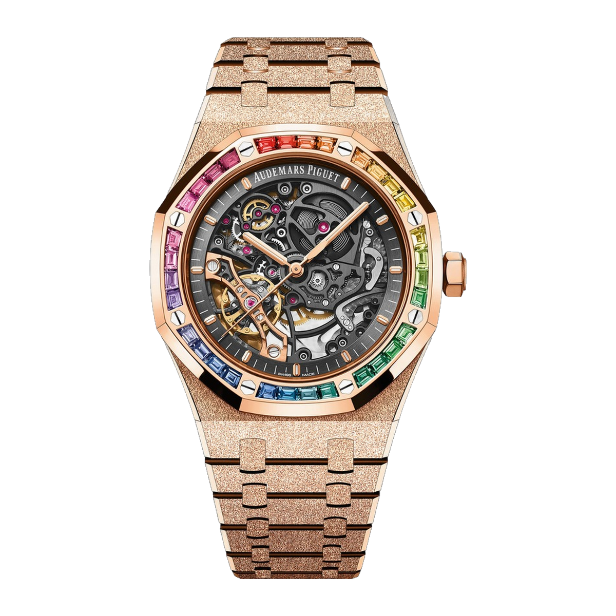 Audemars Piguet Royal Oak Frosted Gold Double Balance Wheel Openworked