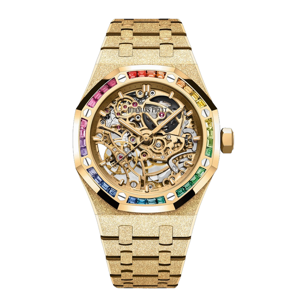 Audemars Piguet Royal Oak Frosted Gold Double Balance Wheel Openworked