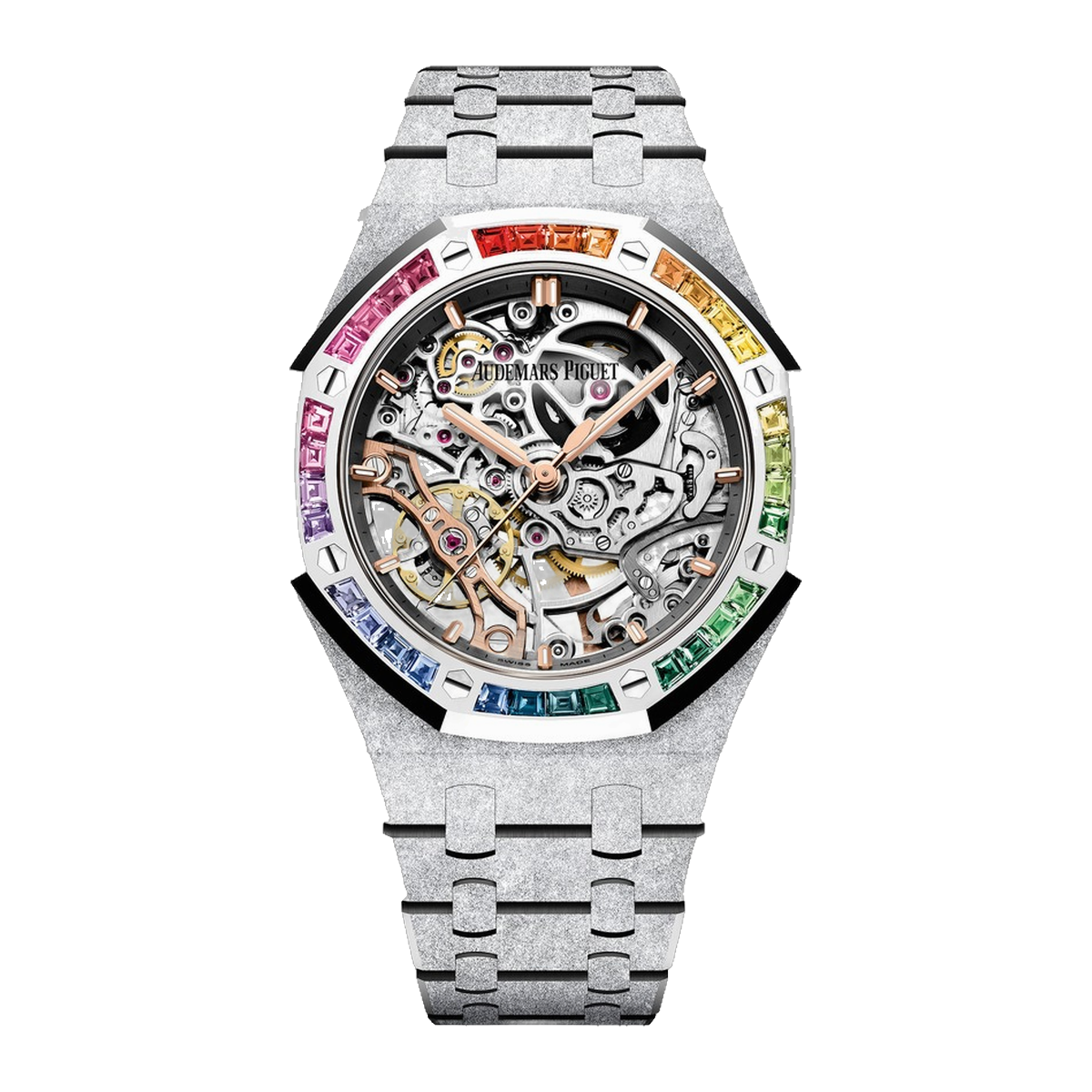 Audemars Piguet Royal Oak Frosted Gold Double Balance Wheel Openworked