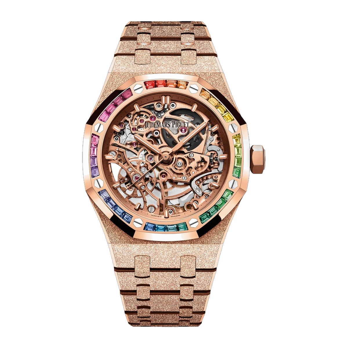 Audemars Piguet Royal Oak Frosted Gold Double Balance Wheel Openworked
