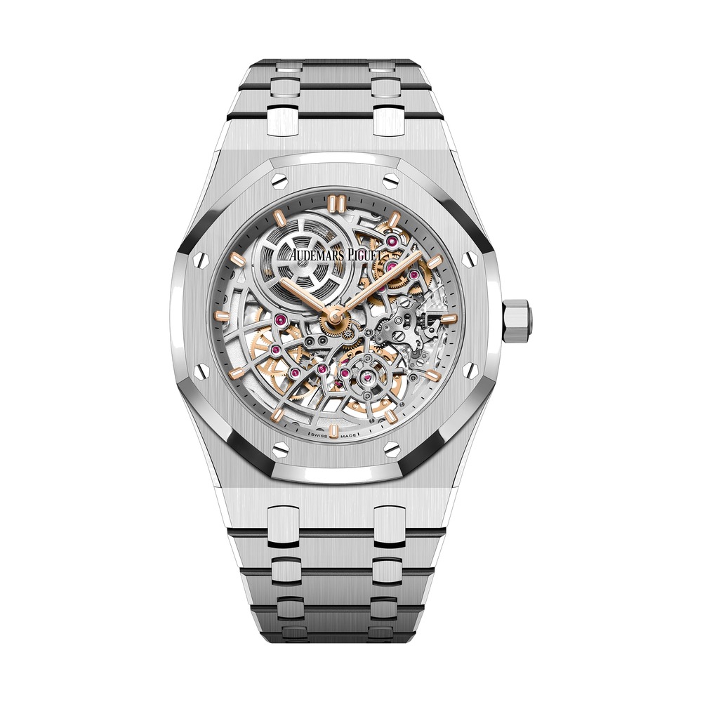 Audemars Piguet Royal Oak \x22Jumbo\x22 Extra-Thin Openworked \x2250ᵀᴴ Anniversary\x22