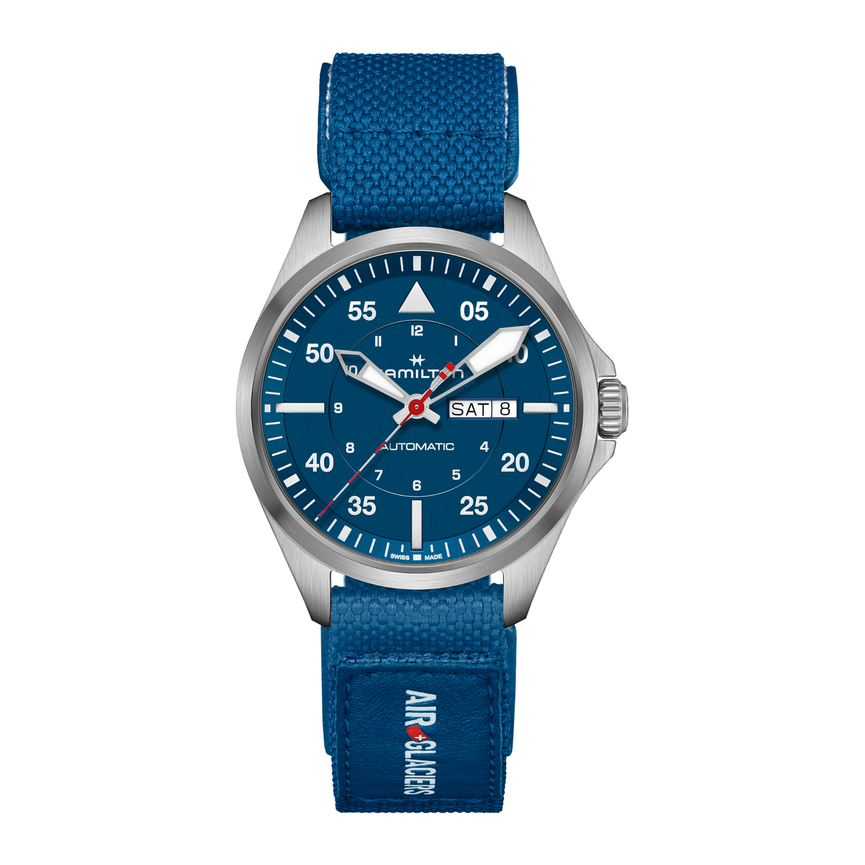 Hamilton Khaki Aviation Pilot Day Date Auto - Air-Glaciers Edition