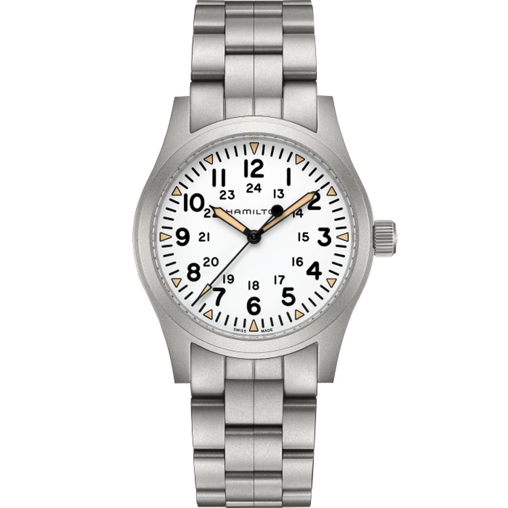Hamilton Hamilton Field Hand Wind White Dial Men's Watch  H69529113
