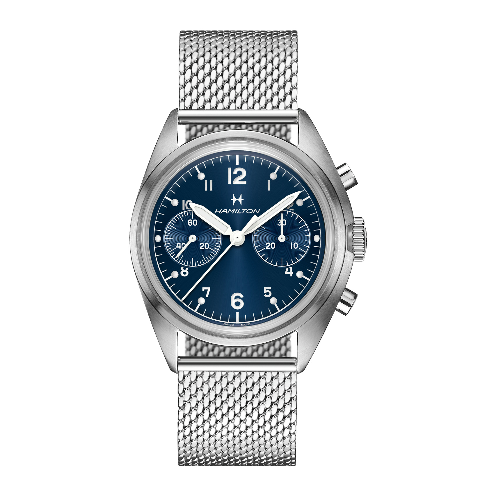 Hamilton Khaki Aviation Pilot Pioneer Mechanical Chrono