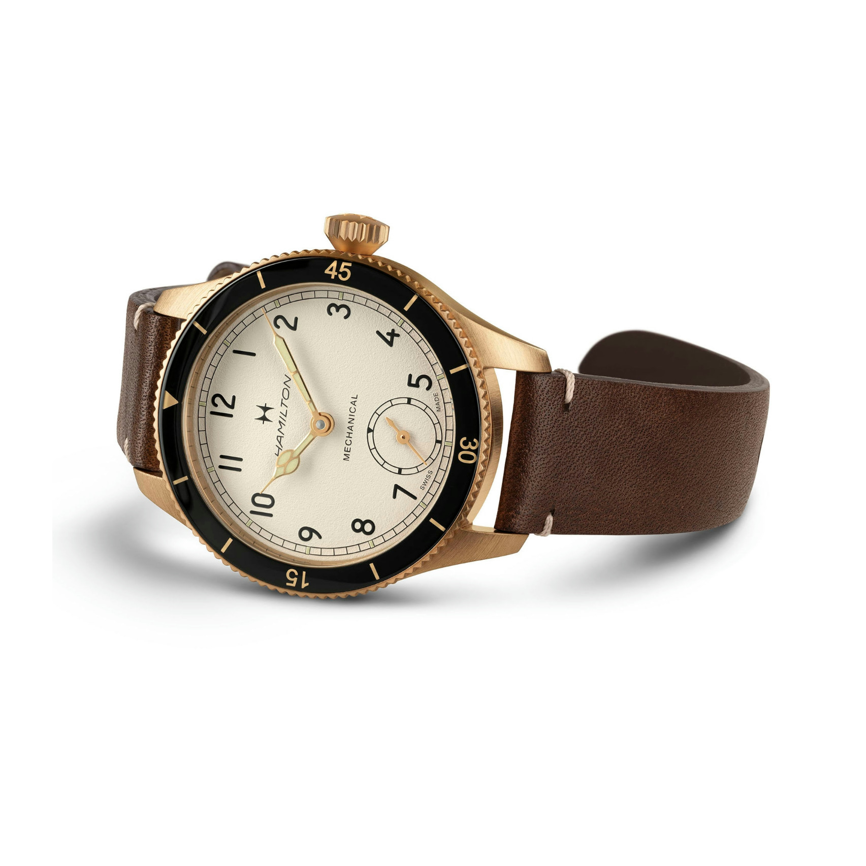 Hamilton Khaki Aviation Pilot Pioneer Mechanical Bronze 43mm