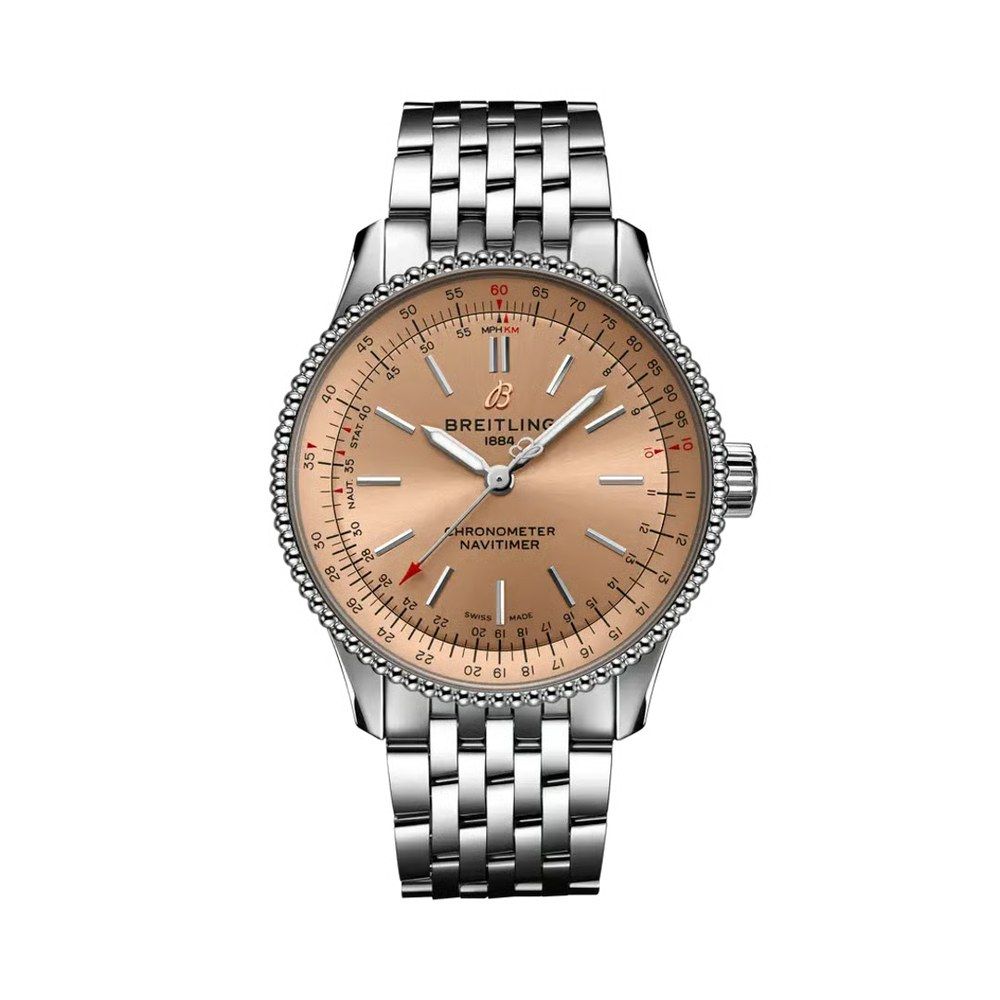 Breitling Navitimer Copper Dial Stainless Steel
