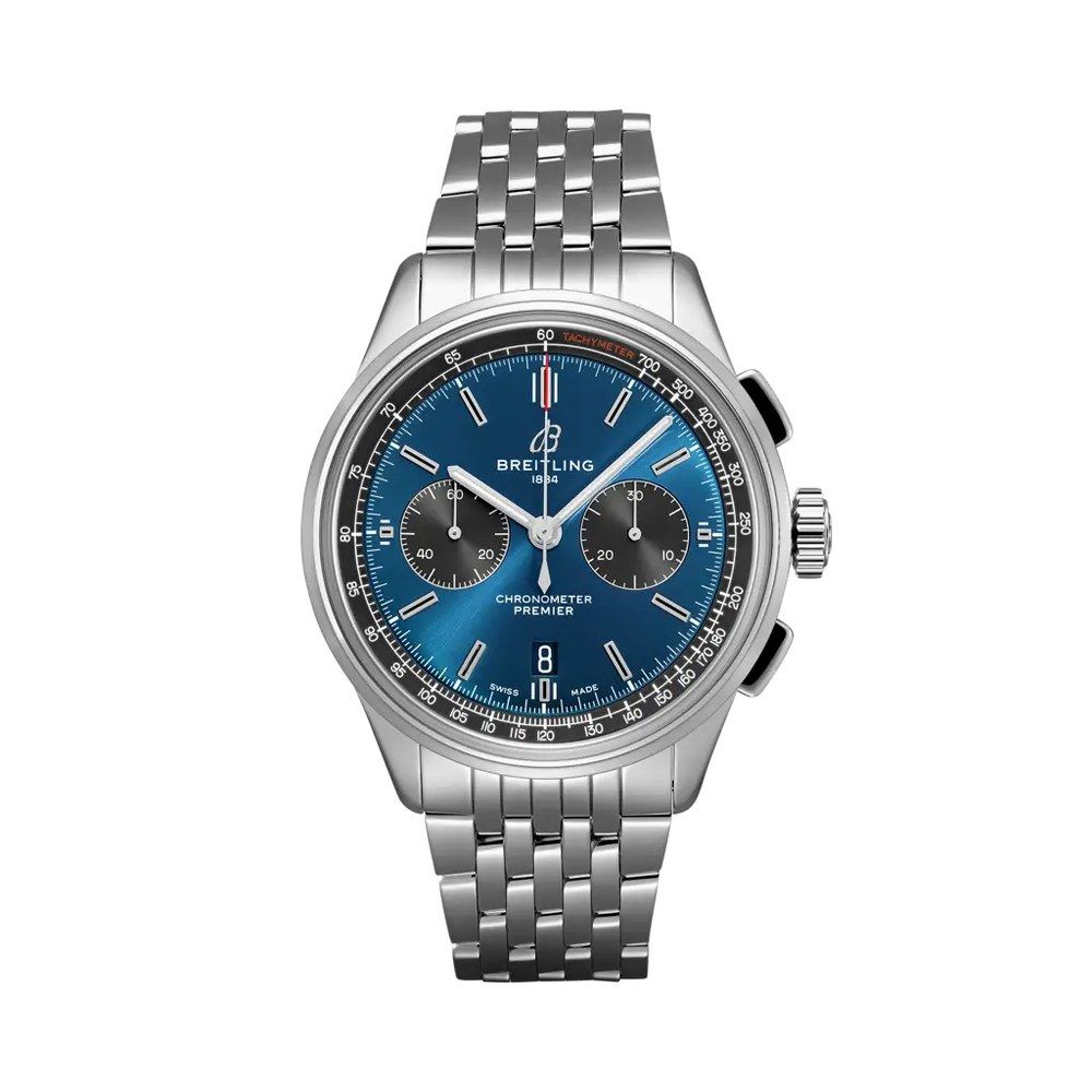 Breitling Premier B01 Chronograph 42 Blue Dial Stainless Steel